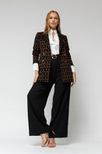 Black Shimmer Cleo Pant