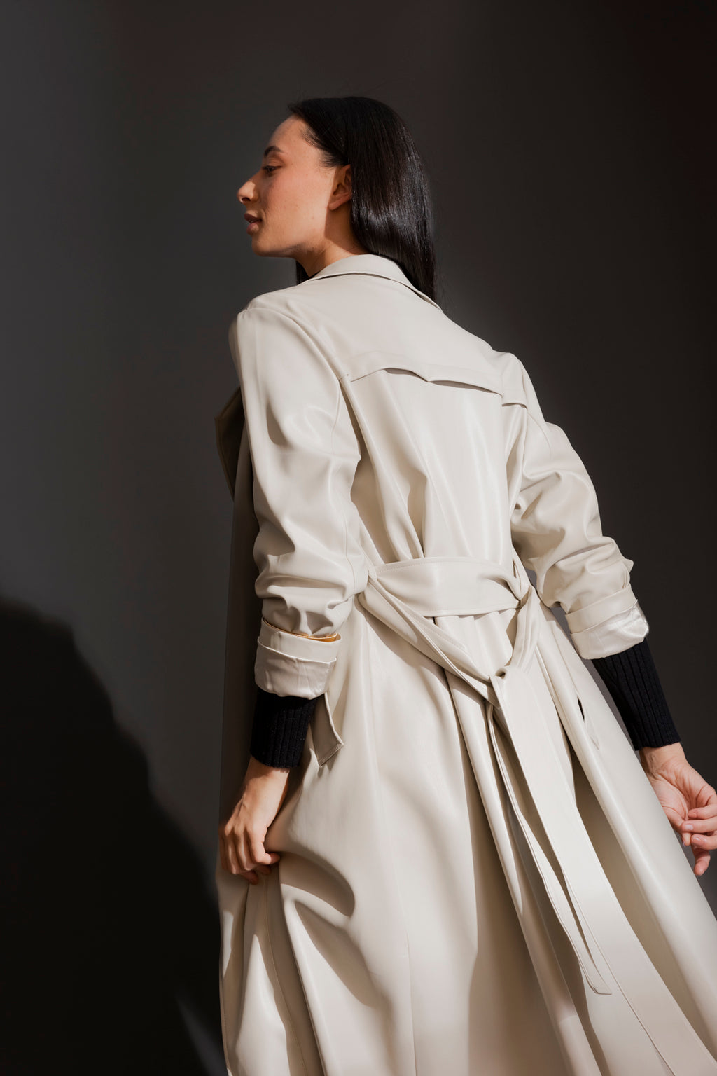 Ivory Ultra Trench Coat