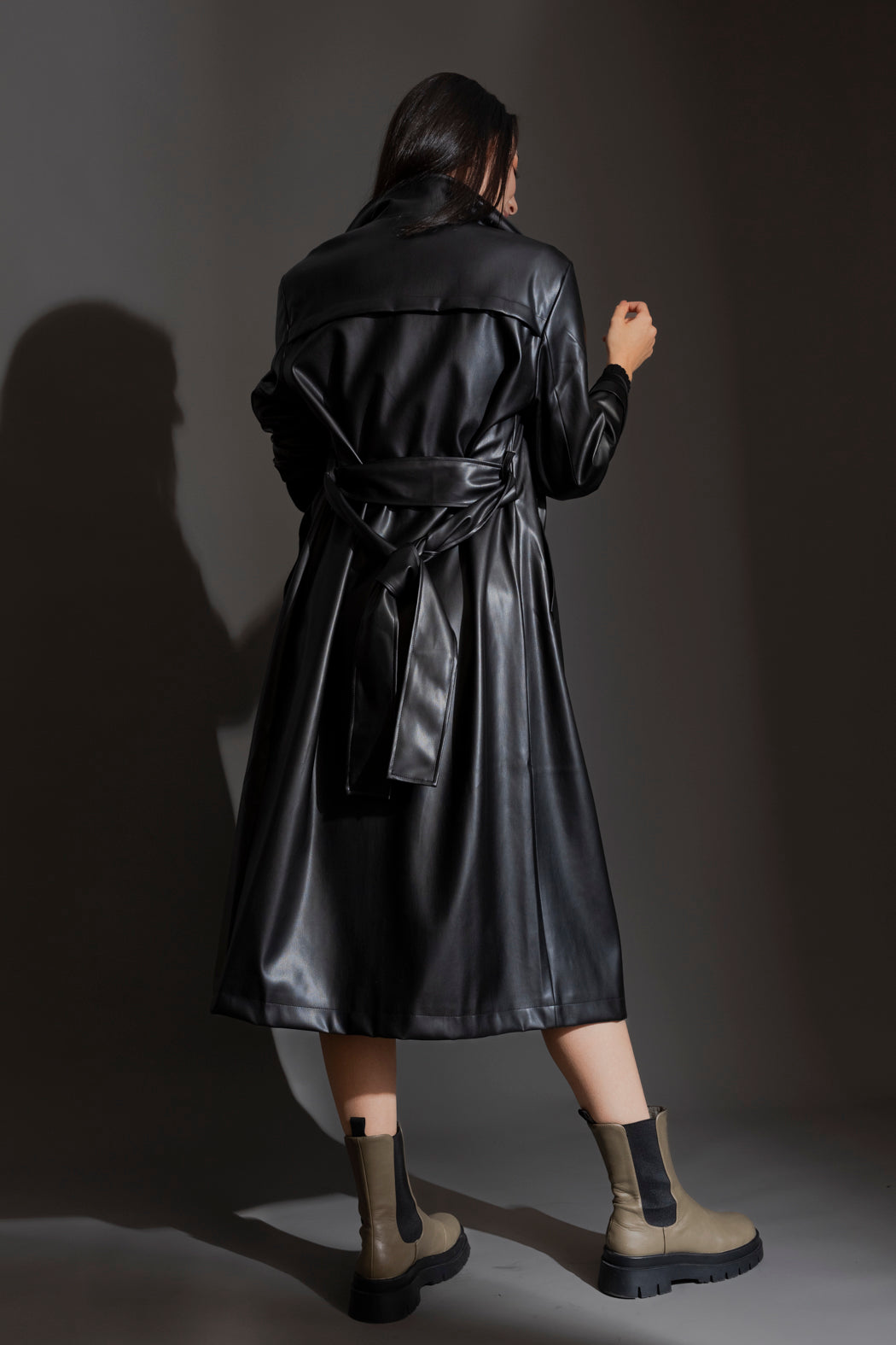 Black Ultra Trench Coat