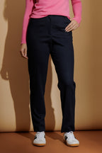 Navy Lux Natural Blend Classic Pant