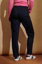Navy Lux Natural Blend Classic Pant