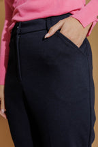 Navy Lux Natural Blend Classic Pant