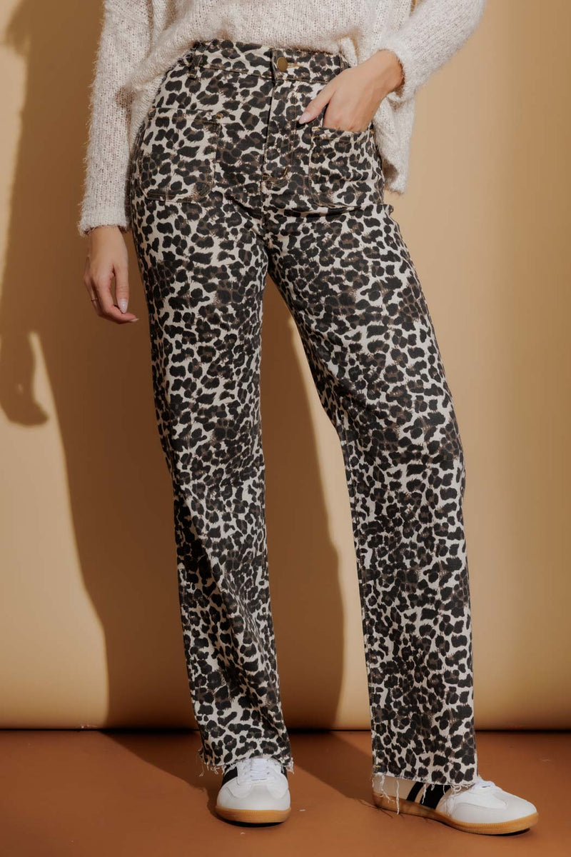 Animal Denim Stretch Pocket Jean