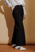 Black Ponte Patch Pocket Pant