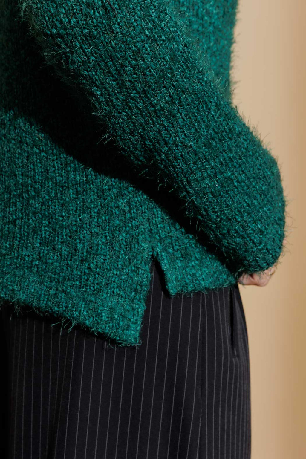 Jade Fluffy Knit Cardi