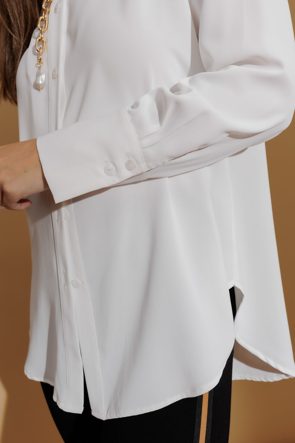 Ivory Soft Touch Asana Shirt