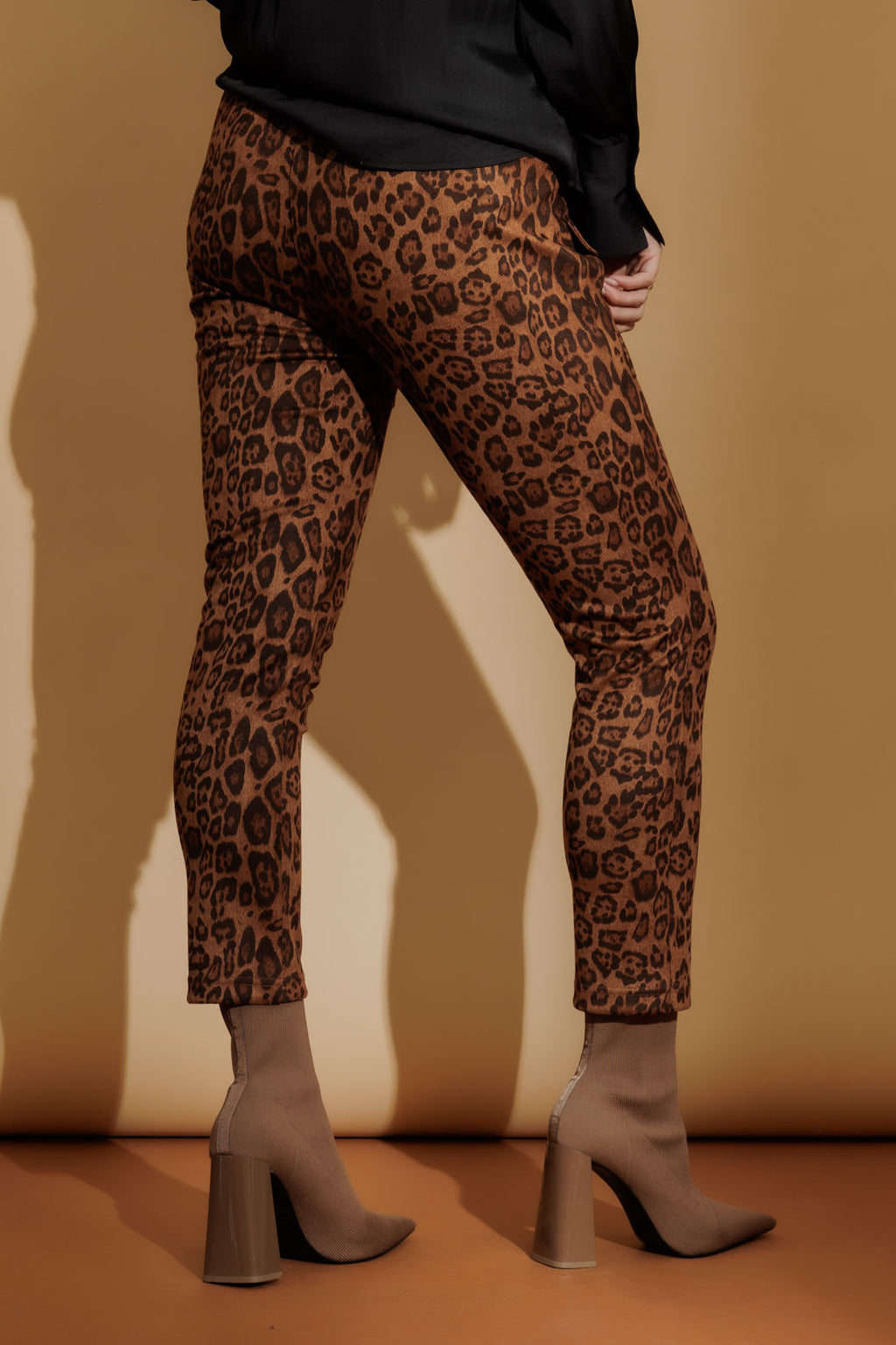 Brown Animal Pull On Cargo Pant Brown Animal