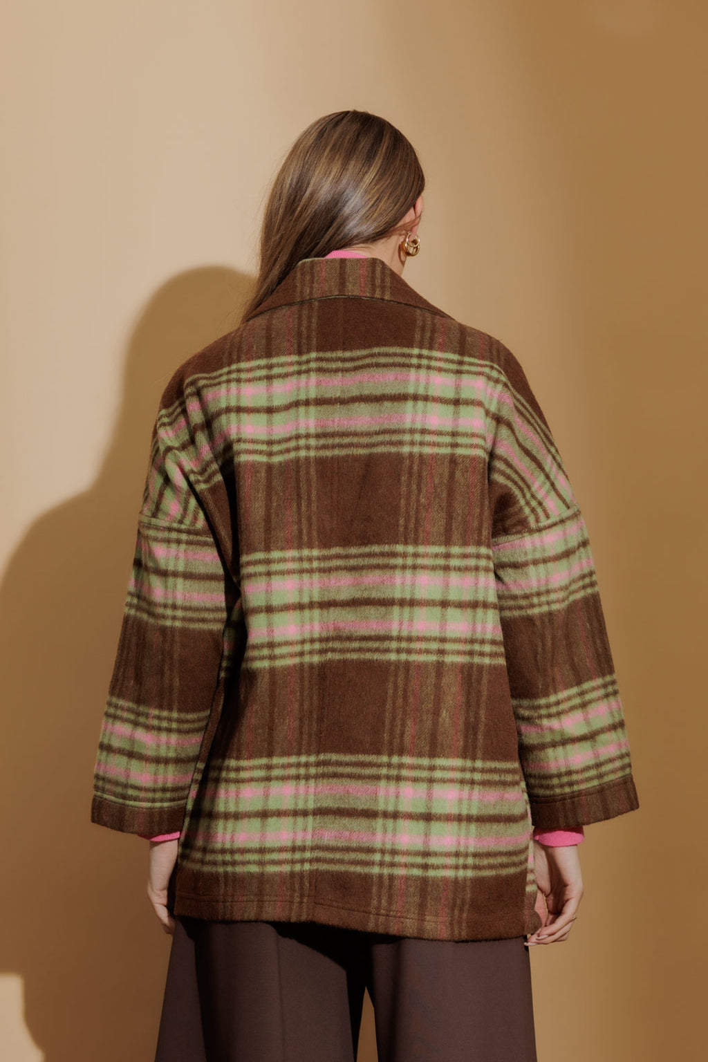 Chocolate Cocoon Pea Coat