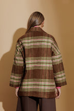 Chocolate Cocoon Pea Coat