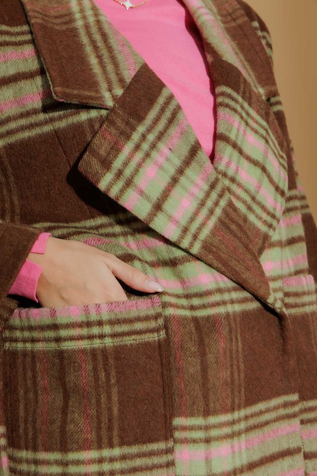 Chocolate Cocoon Pea Coat