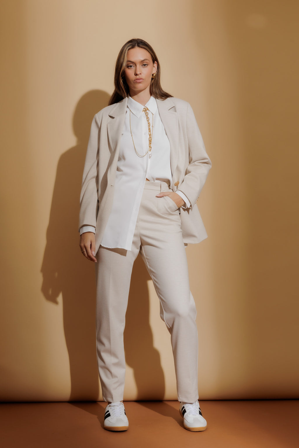 Oatmeal Natural Blend Pant