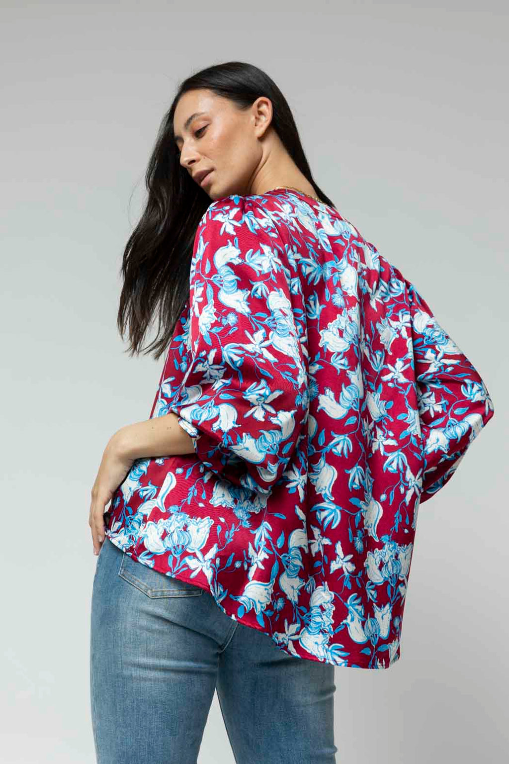 Burgundy Victoria Blouse