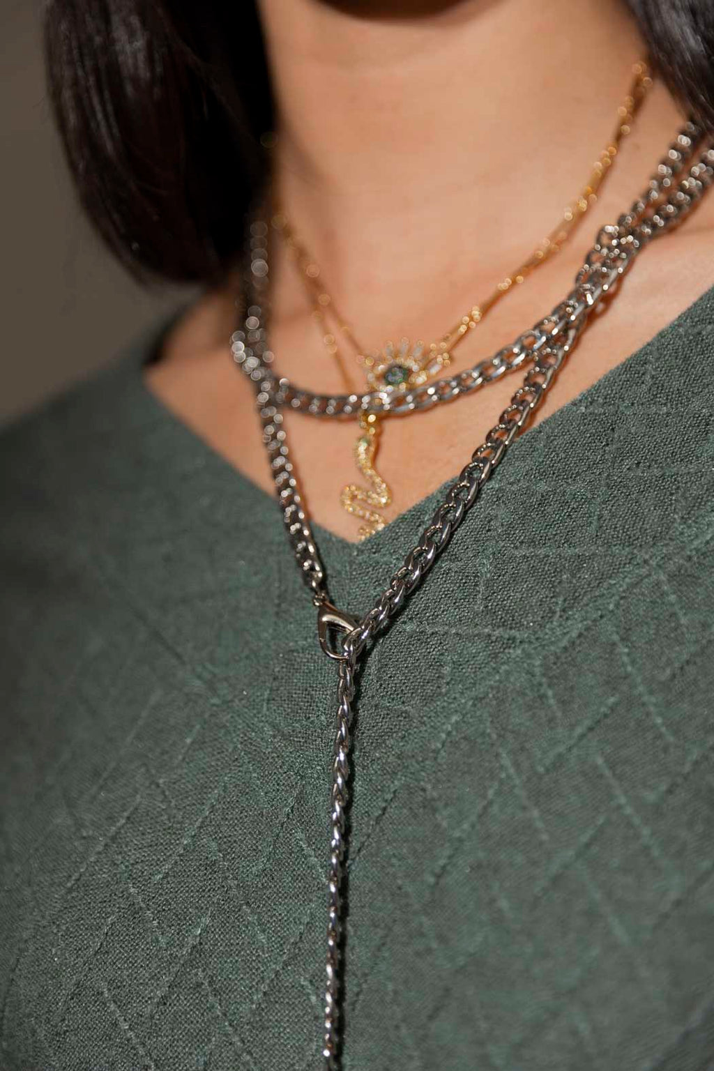 Silver Chain Convertible Belt