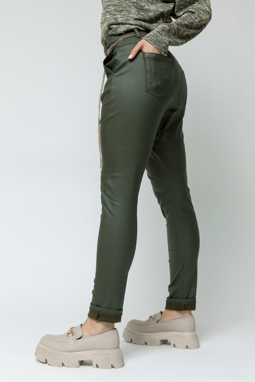 Khaki Waxed Droppie- Sale