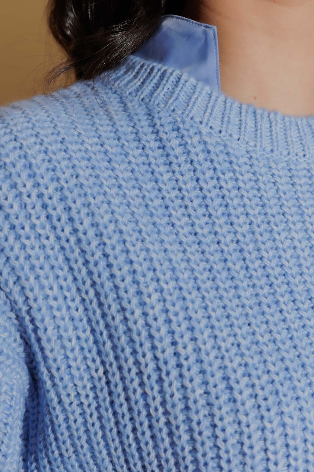 Blue Chunky Jumper Blue S