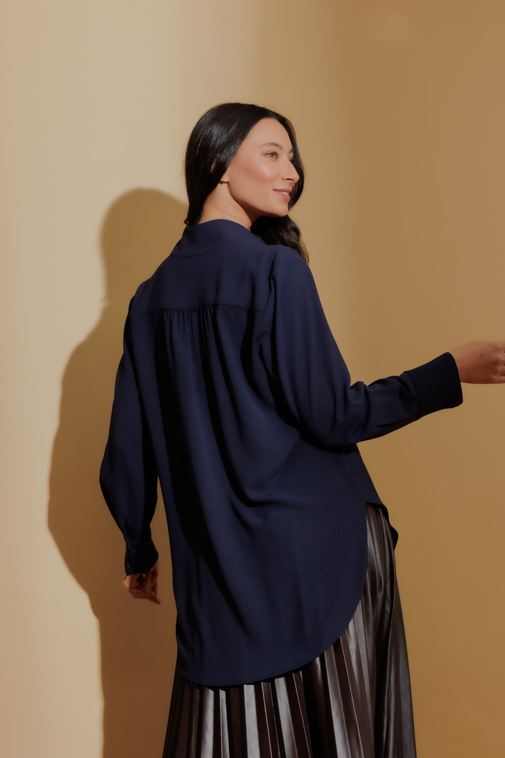 Navy Ripple Blogger Shirt