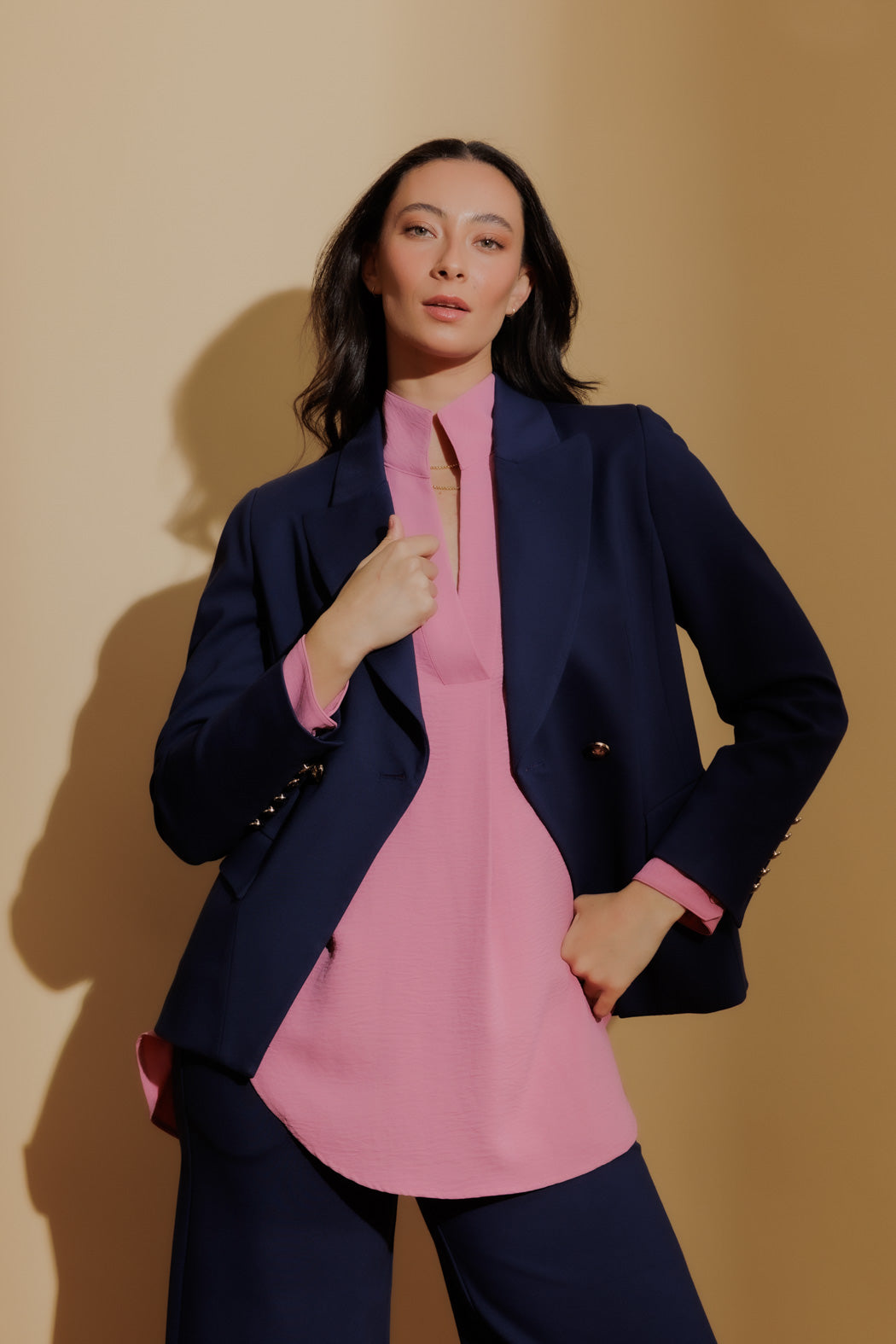 Navy Ponte Sisca Blazer