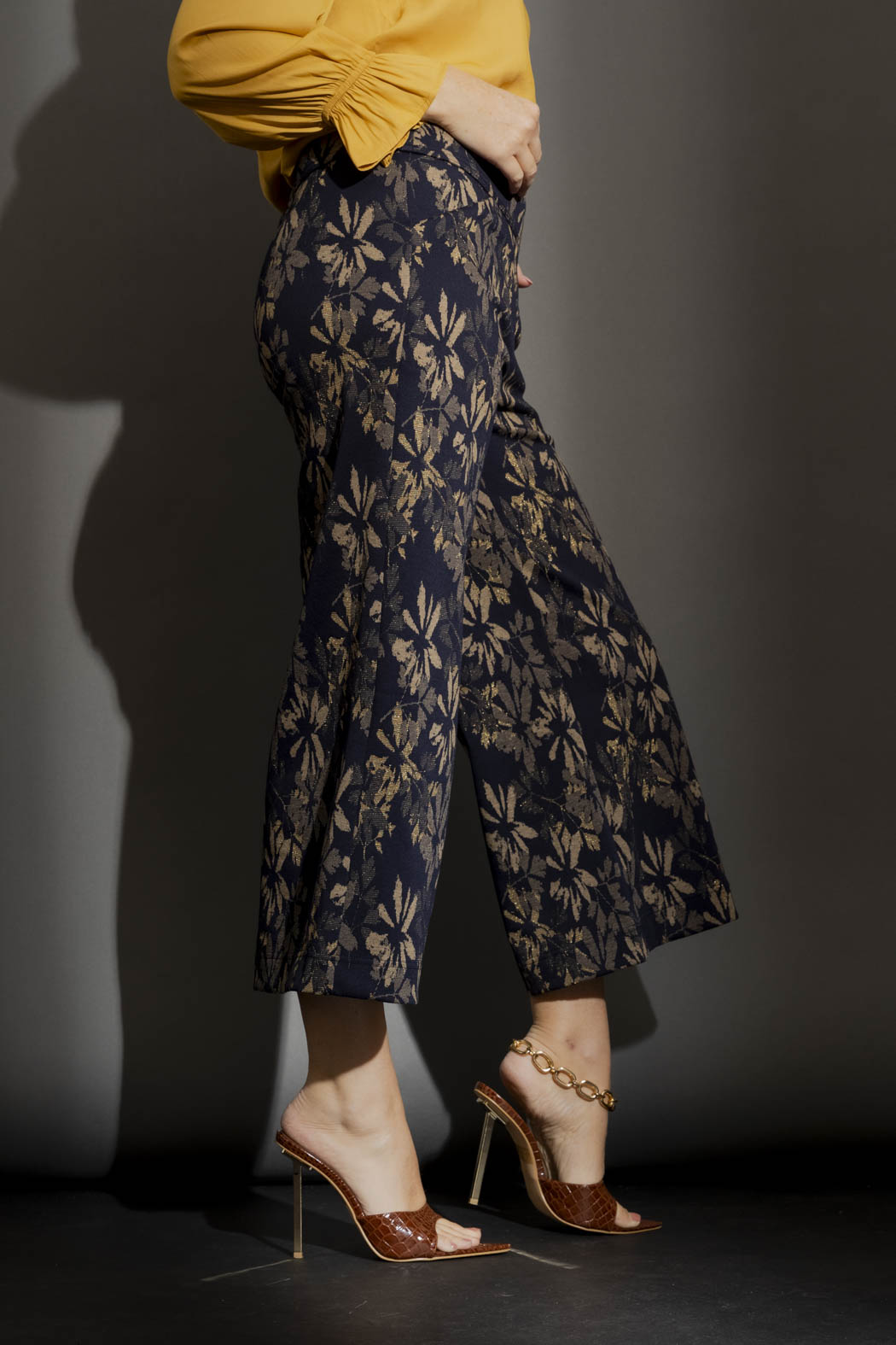 Navy/Gold Jet Culotte