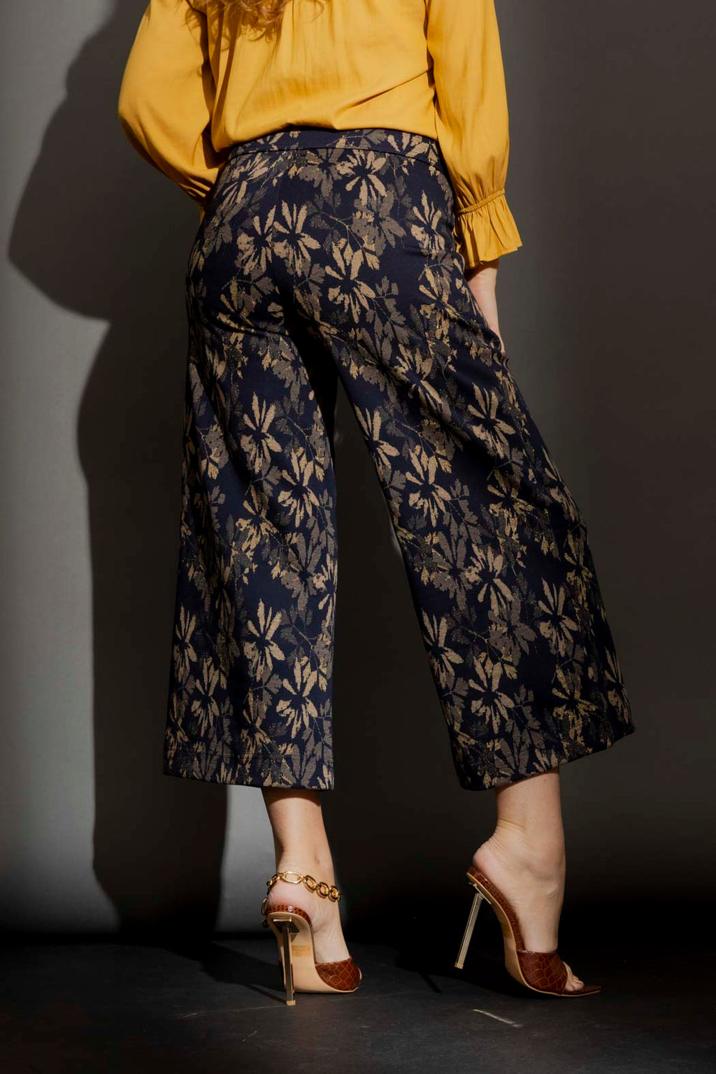 Navy/Gold Jet Culotte