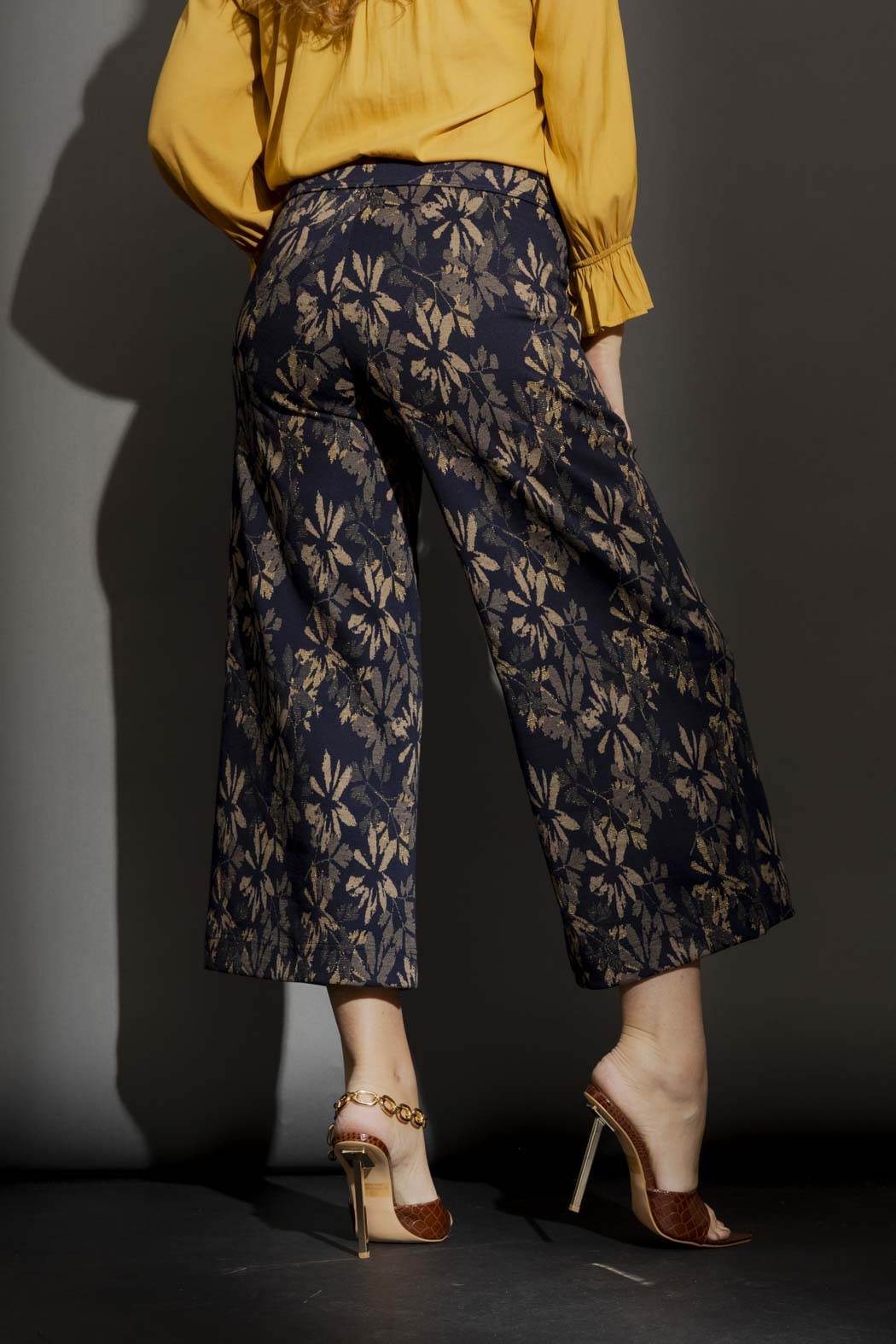Navy/Gold Jet Culotte