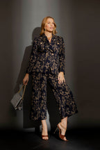 Navy/Gold Jet Culotte