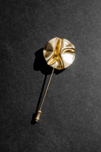 Gold Flower Pin Gold O/S