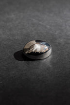 Silver Dome Circle Brooch Silver O/S