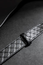Black Embossed Classic Belt Black O/S
