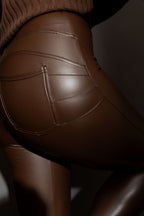 Chocolate Coated Zip Miracle Pants