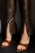 Chocolate Coated Zip Miracle Pants