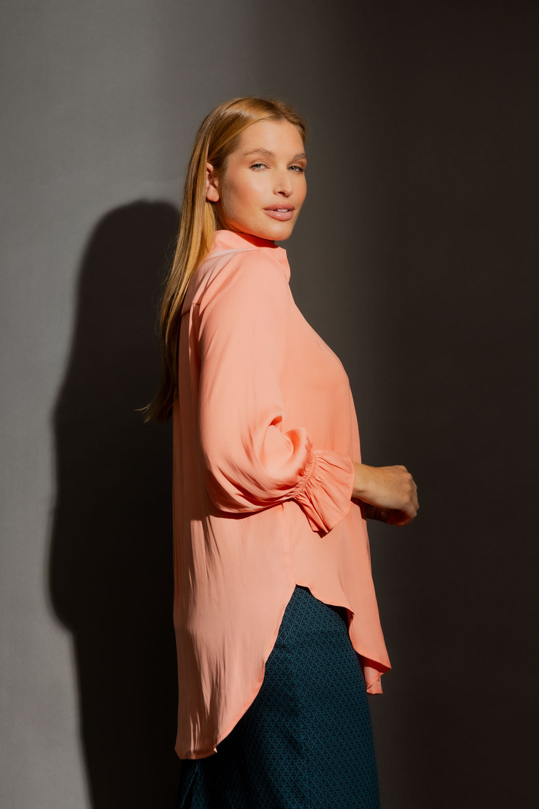 Peach Femme Blogger Shirt