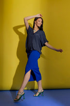 Navy Bondi Top