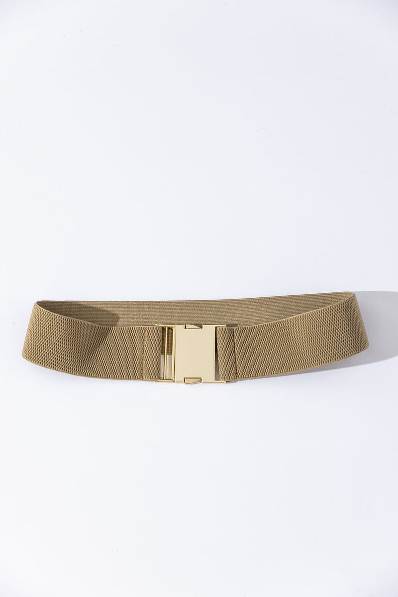 Gold Elasticated Belt