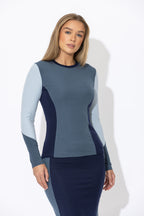 Marine Tencel Panel Top