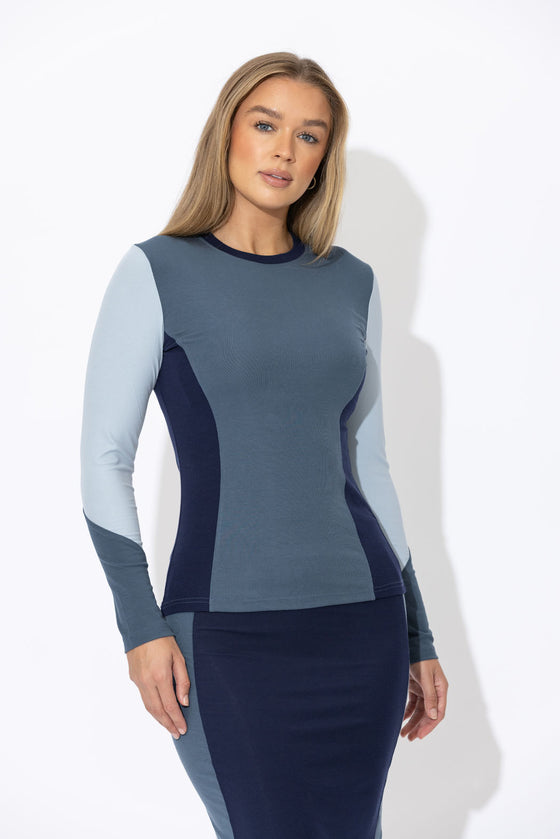 Marine Tencel Panel Top