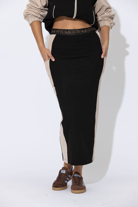 Oatmeal Contrast Miracle Skirt