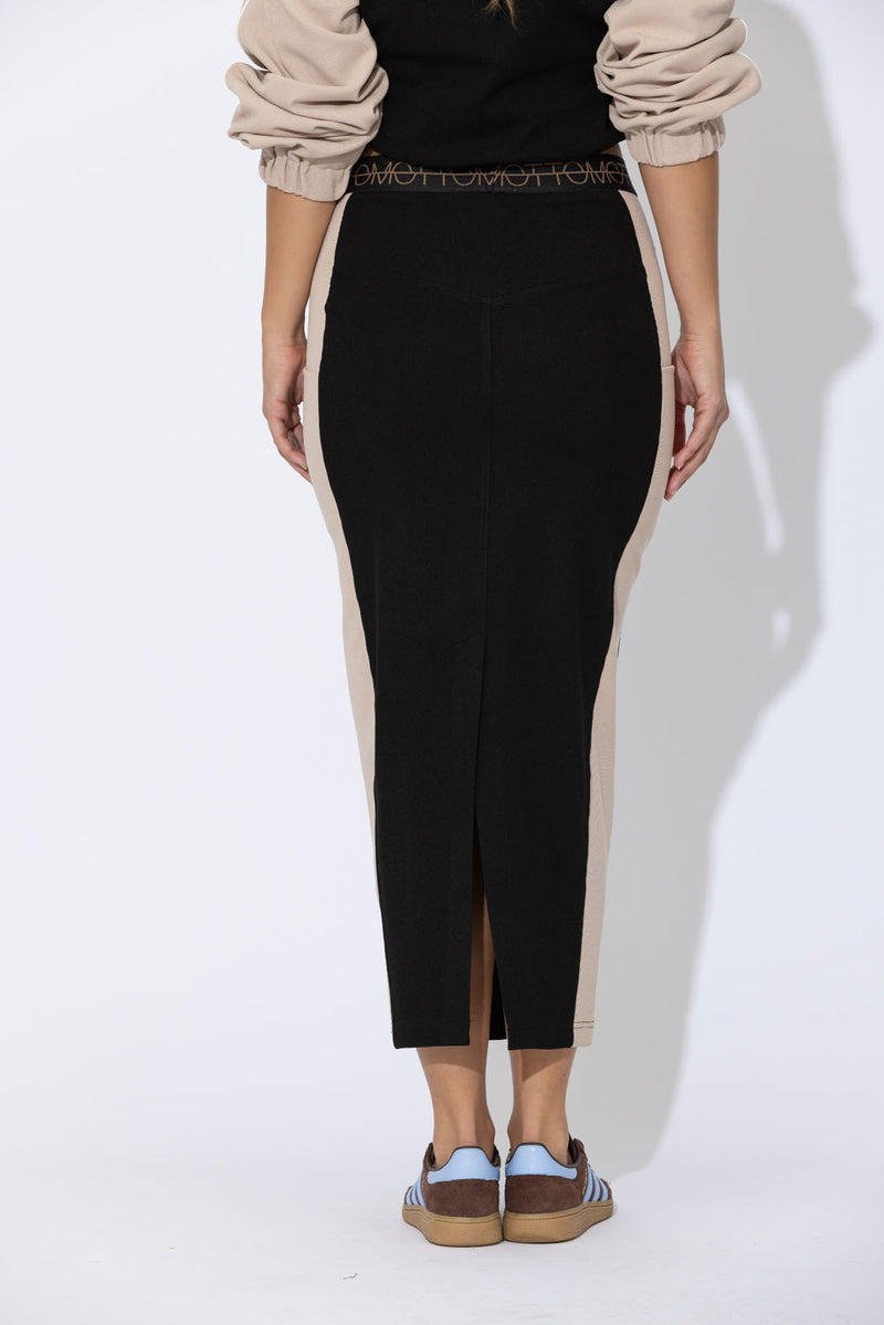 Oatmeal Contrast Miracle Skirt