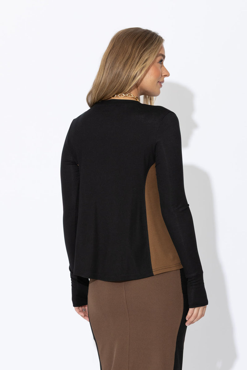 Black Tencel Bella Top