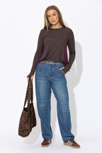 Soft Chocolate Tencel Bella Top