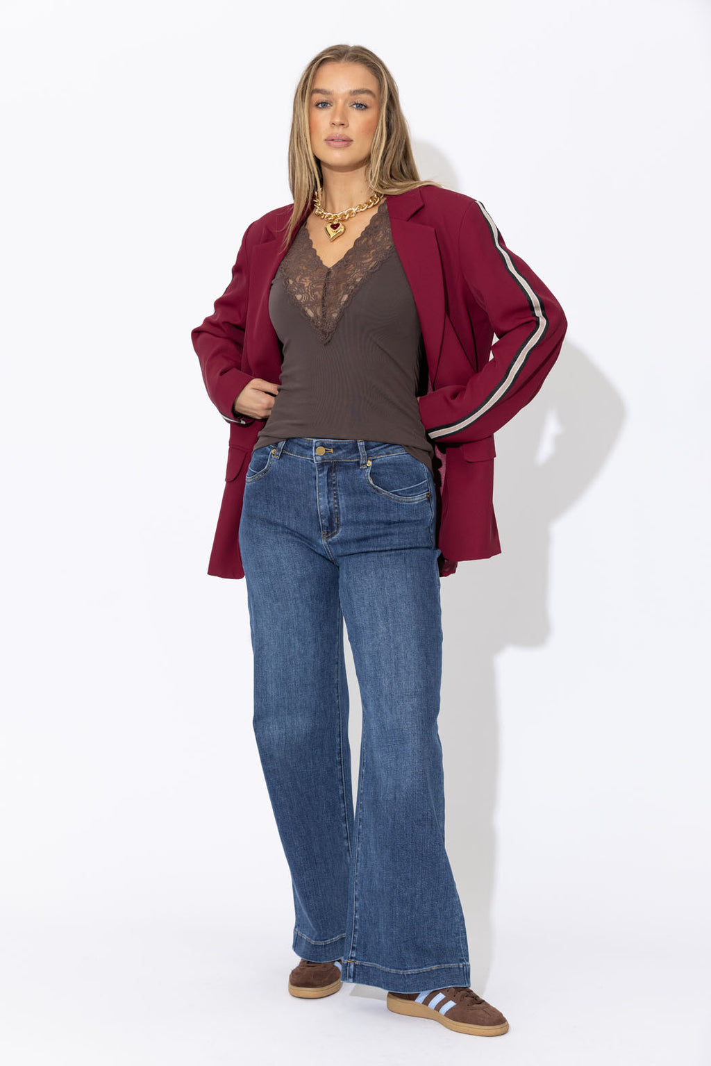 Soft Chocolate Tencel Lace Lust Top