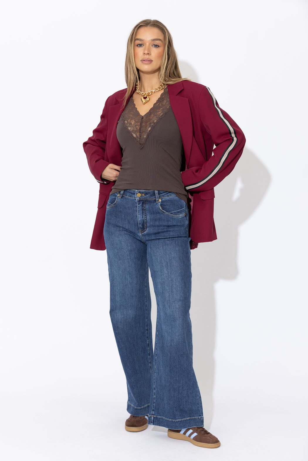 Soft Chocolate Tencel Lace Lust Top