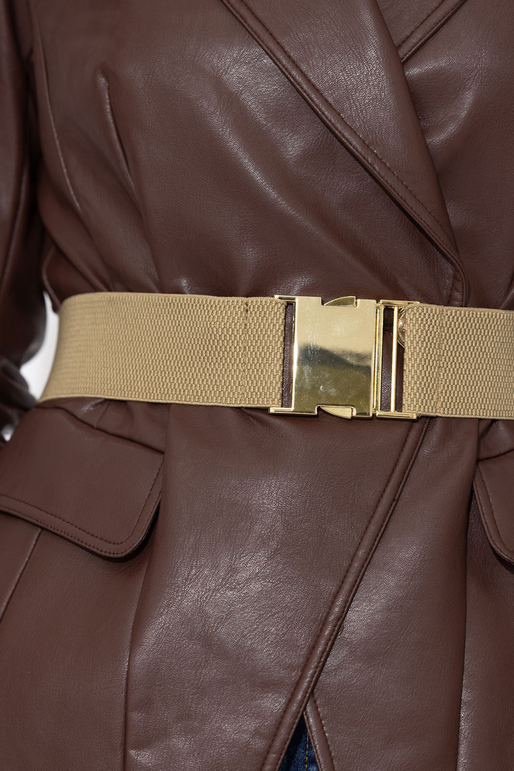 Gold Elasticated Belt