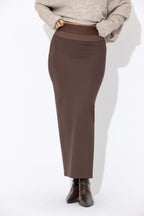 Mahogany Ponte Waist Shaper Miracle Skirt