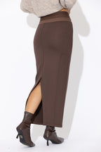 Mahogany Ponte Waist Shaper Miracle Skirt