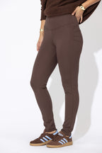 Mahogany Ponte Classic Miracle Pant
