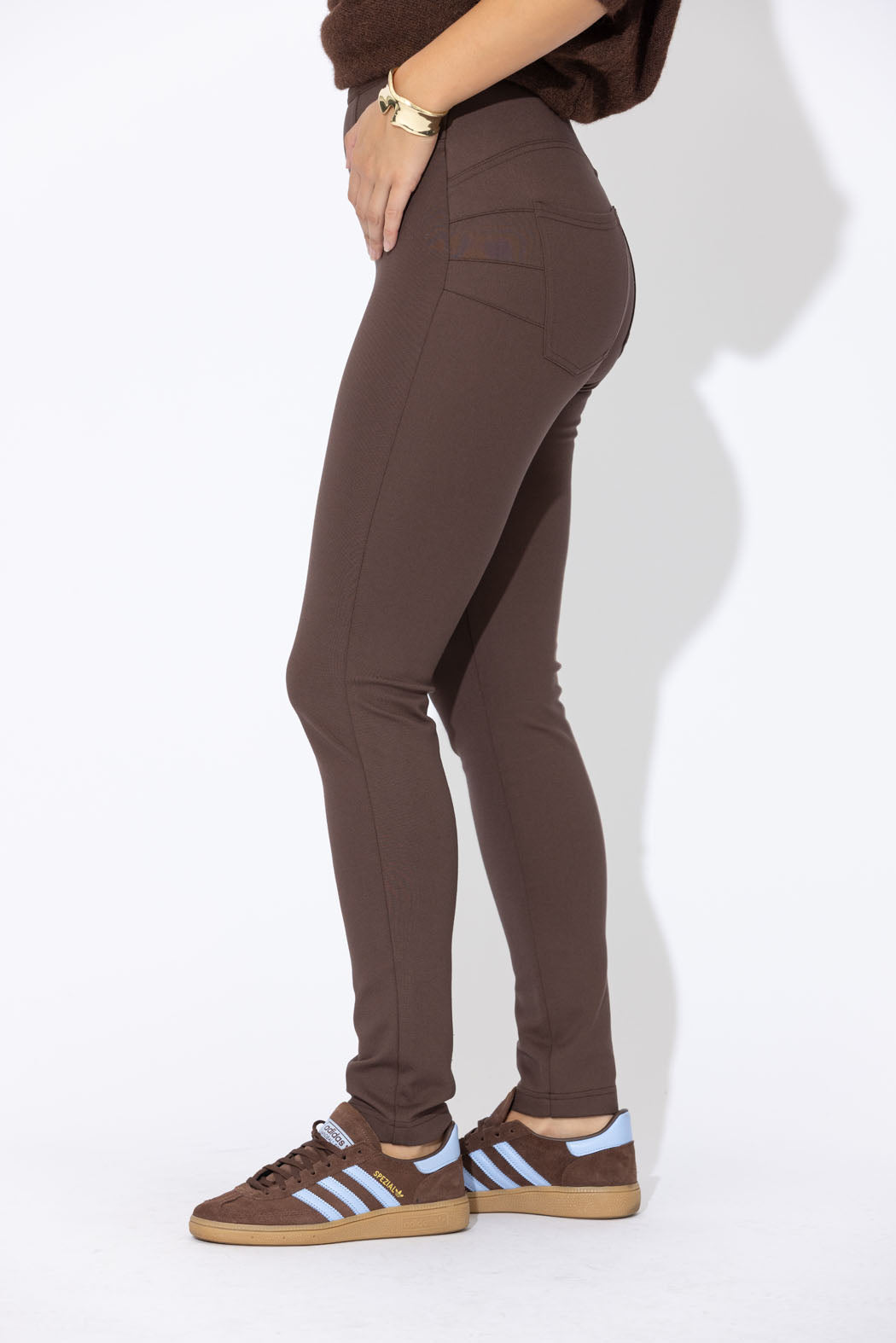 Mahogany Ponte Classic Miracle Pant