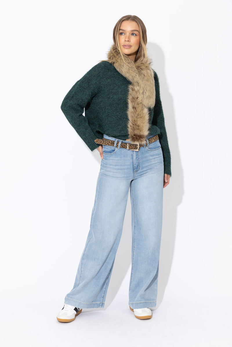 Forest Front Seam Jumper