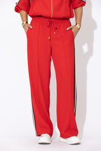 Red Euro Pintuck Sport Pant