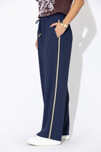 Navy Euro Pintuck Sport Pant