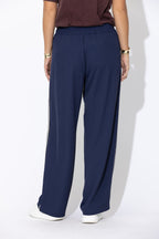 Navy Euro Pintuck Sport Pant